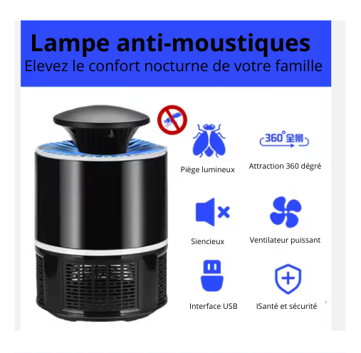 LAMPE ANTI-MOUSTIQUES INTELLIGENTE